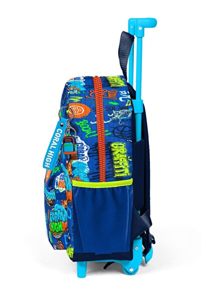 Coral High Сакс Графіті з малюнком Міні-рюкзак з двома відділеннями і ручками - 24067