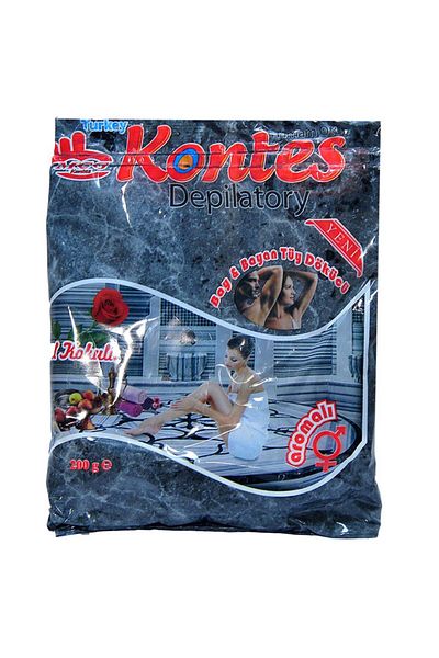 Kontes Flavored Turkish Bath Powder - Men Women X 50 Pieces Pack