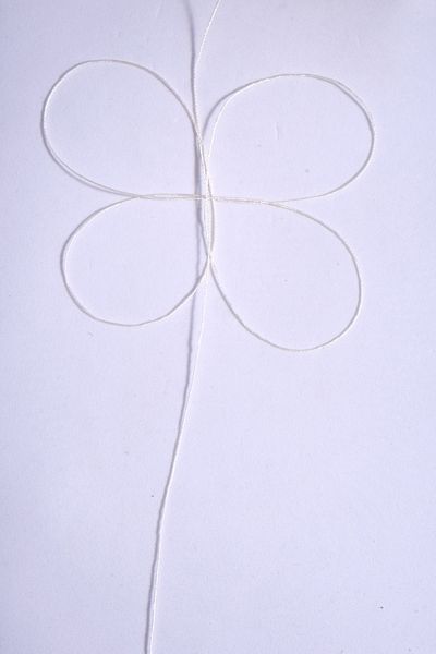 Eskişehir hobi sanat Κρέμα κορδόνι χάντρας προσευχής 0,5 mm 50 μέτρα