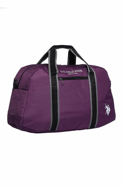 U.S. Polo Assn. Std Plduf23817 - Unisex Plum Duffle Hand Suitcase