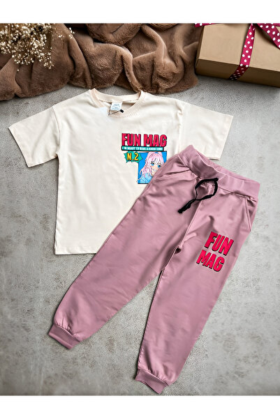 kidsepet FUN MAG IMPRIMAT 100% BUMBAC DE ZILNIC TRICOU PENTRU FATA