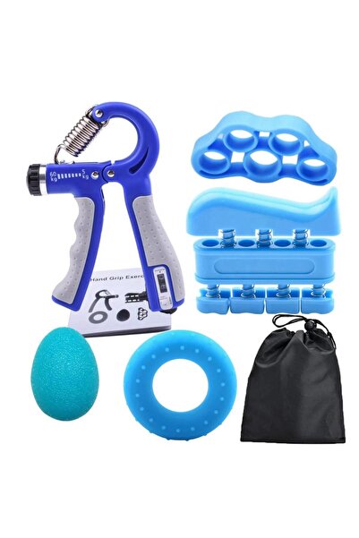 Leyaton 5'li Ayarlanabilir Ağır El Tutucu Fitness El Egzersizcisi Kavrama Par...