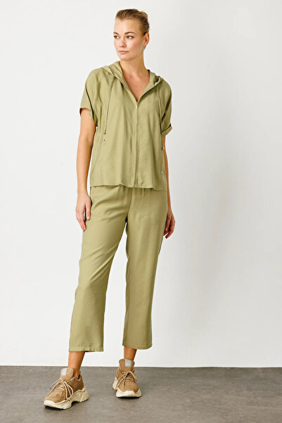 Ekol BELİ LASTİKLİ ÇAĞLA KADIN PANTOLON  1188-2Y4