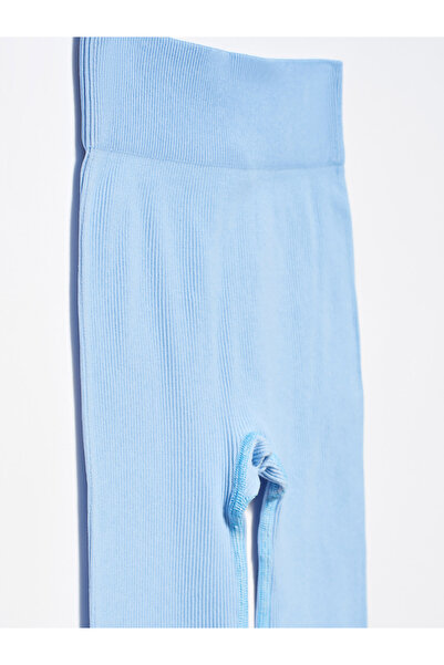 Dilvin 7929 Ψηλόμεσο Biker Shorts-μπλε