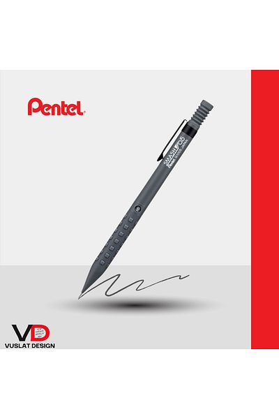 Pentel Smash 0.5 Mm Mechanical Drawing Pen Gray