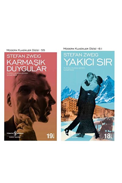 TÜRKİYE İŞ BANKASI KÜLTÜR YAYINLARI Stefan Zweig - Karmaşık Duygular - Yakıcı...