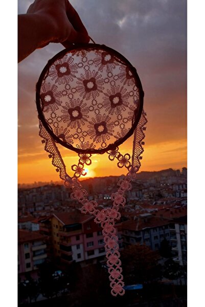 Düş Kapanı 18 Cm Rüya Kapanı Dream Catcher Kapı Süsü %100 El Yapımı El işciliği