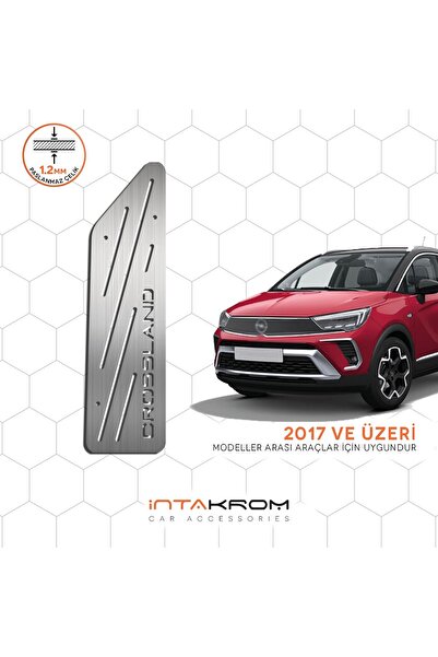 İntachrom Opel Crossland Krom Ayak Dinlendirme Pedalı 2017 ve Üzeri
