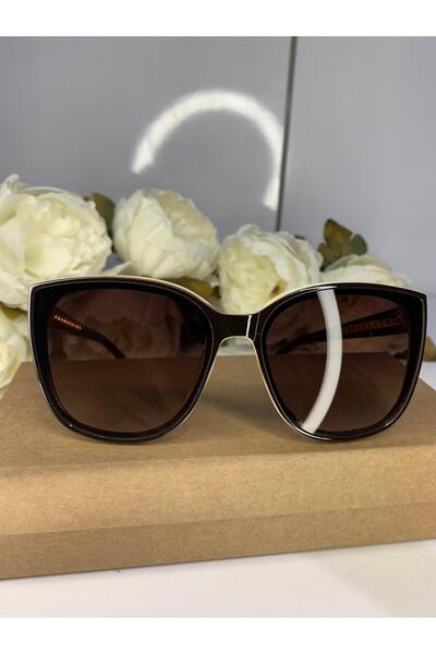 ROYALTY JEWELRY CREAM EDGE DETAIL WOMEN'S SUNGLASSES