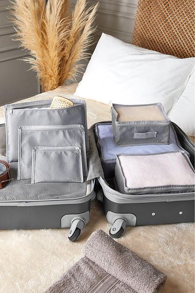 ESTİ 6-Piece Suitcase Organizer Set - Anthracite