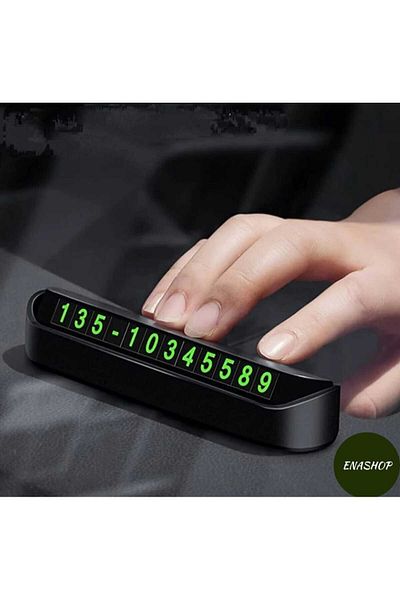 ENASHOP Auto Car Chest Number Number Open and Close System Vehicle Parking Telephone Number Number