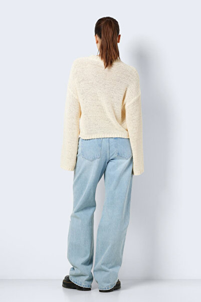 Noisy May ΠΛΕΚΤΟ NMSANDY L/S O NECK CROP