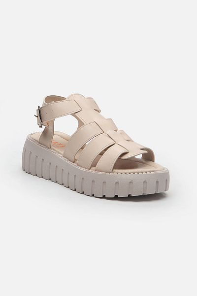 Yaya by Hotiç Beige Women's Sandals 01SAY269840A310