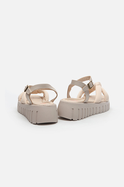 Yaya by Hotiç Beige Women's Sandals 01SAY269860A310