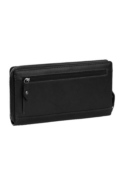 The Chesterfield Brand Wax Pull Up Wallet RFID protection Leather 19 cm