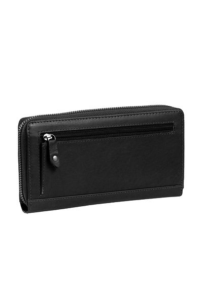 The Chesterfield Brand Wax Pull Up Wallet RFID protection Leather 19 cm