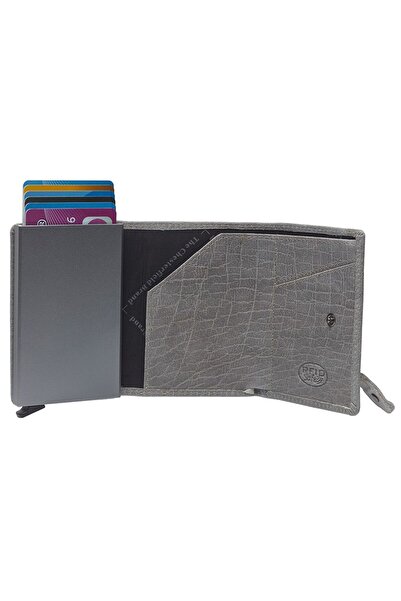 The Chesterfield Brand Antique Buff Credit card case RFID protection Leather 7 cm