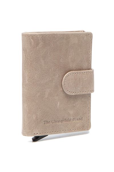 The Chesterfield Brand Antique Buff Credit card case RFID protection Leather 7 cm