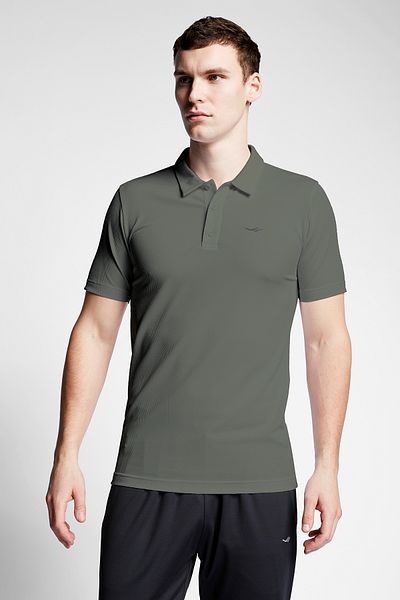 Lescon Men's Short Sleeve Polo Neck T-shirt 23s-1297-23n