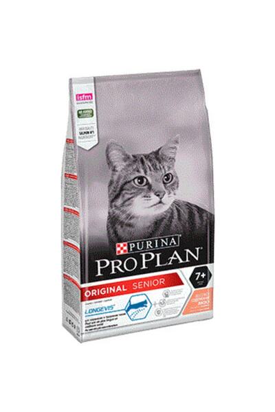 Pro Plan Adult 7+ Somonlu Ileri Yaşlı Kedi Maması 3 Kg Orgınal Senior Longevis