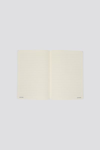 gentry Caiet de design cu dungi cu slogan detaliat |   Caiet A5 |   88 de pagini