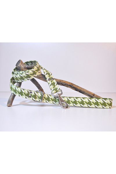 minart design Houndstooth Patterned Linen Walking Rope