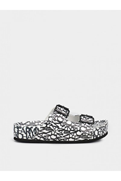 Armani Exchange Kadın Logo Detaylı Kemerli Terlik