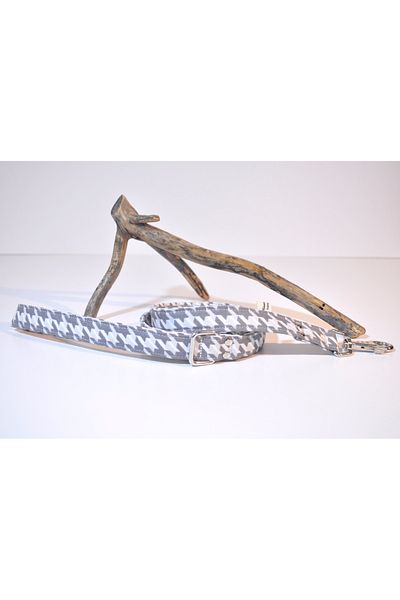 minart design Houndstooth Patterned Linen Walking Rope