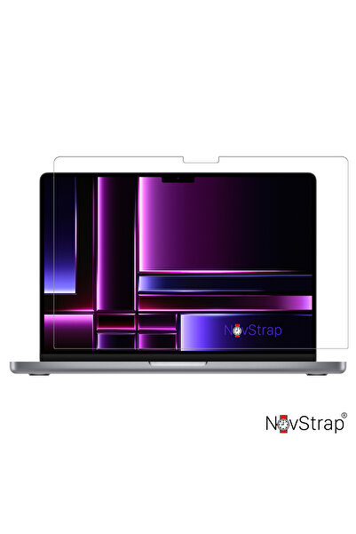 NovStrap حافظة فضية + حافظة لوحة مفاتيح سوداء + فيلم متوافق مع Apple Macbook Pro 14 بوصة M1 M2 A2442 A2779