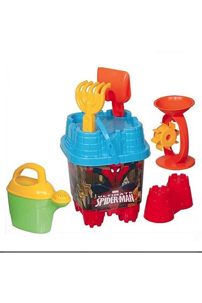 BYCEGU SQUARE SPIDERMAN MODEL LARGE SIZE BEACH SEA SAND PLAY MOLD TIRMIK SPADLE ACTIVITY TOY SET 1568
