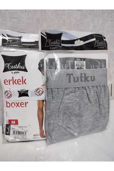 Tutku ERKEK PAMUK ELASTAN LİKRALI  BOXER