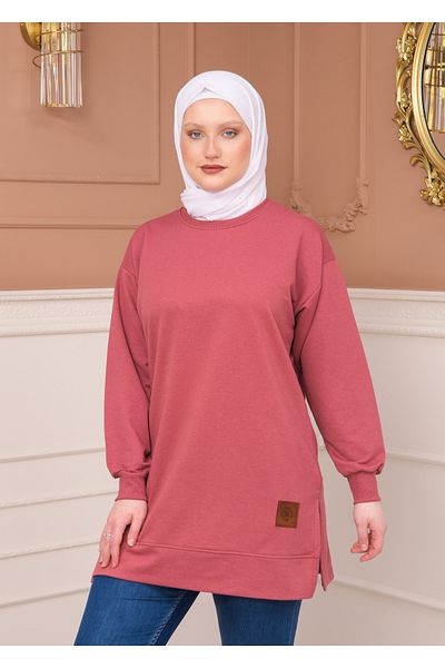 Birol Triko Dried Rose Women's Hijab Tunic