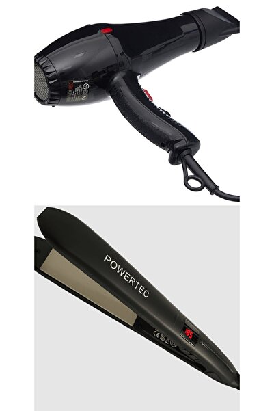 POWERTECH Tr-901 Professional Blow Dryer + Tr-2800 Hair Straightener Tr 2800