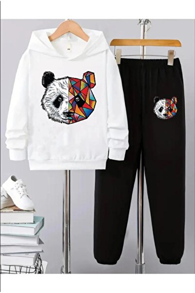 FRİENDS KİDS Σετ φόρμας με στάμπα Panda για αγόρια/κορίτσια