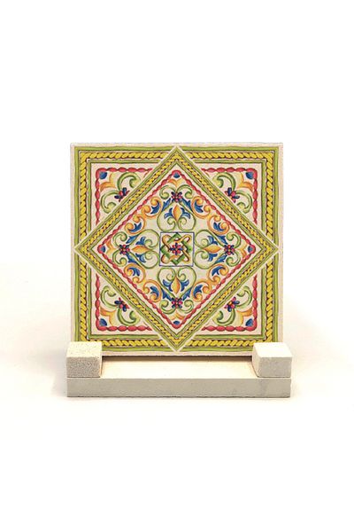 Sadrazam Настолен плот с италиански мотив и естествен камък 10x10 KD-102