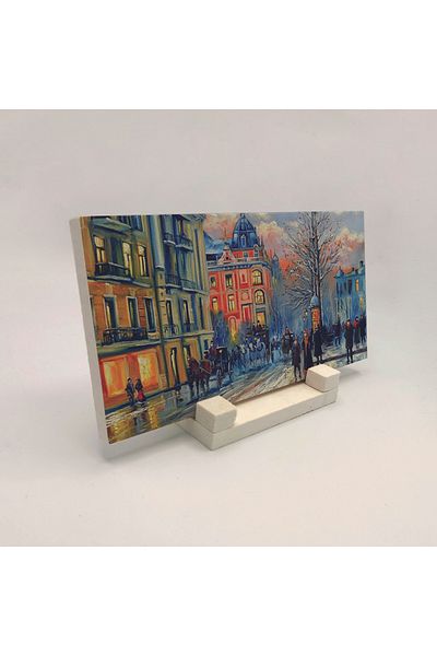 BAKSEPETE Ukraine Printed Natural Stone Desktop 10x20 Drg-33