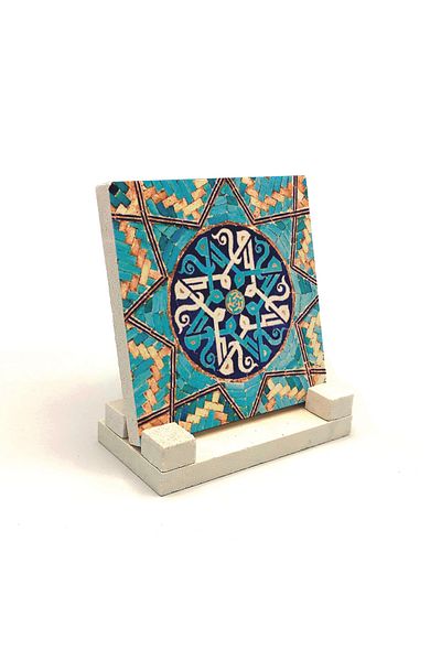 Sadrazam Moscheea de Vinerea Chineză Iran Imprimat Piatră Naturală Desktop 10x10 Kd-43