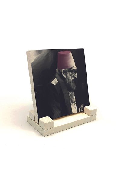 Sadrazam 2. Настолен плот с печат от естествен камък Abdulhamid 10x10 Krt-97