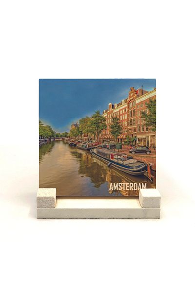 Sadrazam Плот за плот с визуален принт от естествен камък Amsterdam 10x10 Krg-15