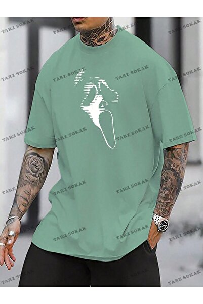 Tarzsokak Tricou pentru bărbați KOD Trend, cu croială lejeră, cu imprimeu Gho...