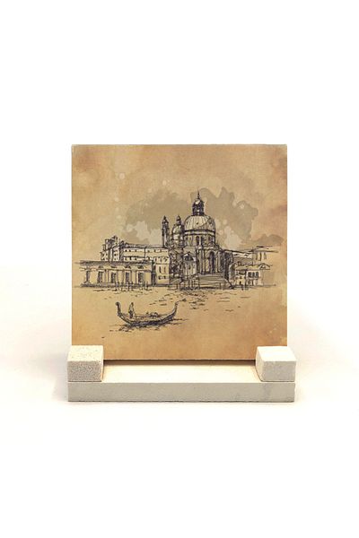 Sadrazam Настолен плот с визуален печат от естествен камък Venice 10x10 Krg-50