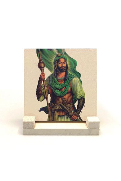 BAKSEPETE HzHüseyin Design Printed Natural Stone Desktop 10x10 Krg-84