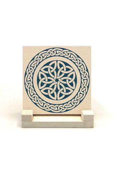 Sadrazam Настолен плот с келтски кръгъл мотив, 10x10 Kd-56