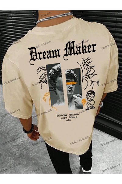 Tarzsokak Tricou grafic cu slogan KOD Trend EMRG pentru bărbați