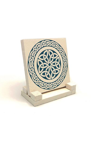 Sadrazam Настолен плот с келтски кръгъл мотив, 10x10 Kd-56