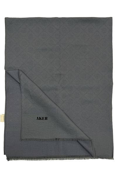 Aker Şal din bumbac Gri metalic 974