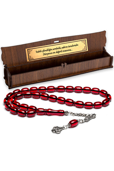 OTTOTESBİH Hediyelik Tesbih, Sıkma Kehribar Tesbih, Ateş Kehribar Tesbih