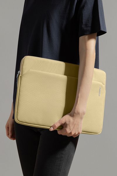 Tomtoc Light A18 14 Inch Khaki Macbook Pro Case - A18d2k1