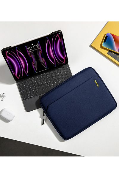 Tomtoc Light Series Waterproof Navy Blue 12.9 Inch iPad/Tablet PC Case B18B1B2