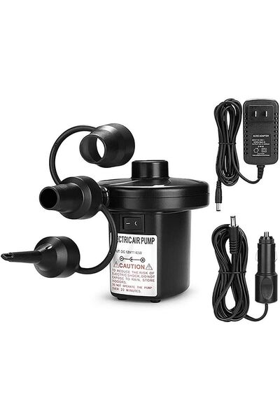 Bynife Fischer 220V & 12V Uyumlu Çok Amaçlı Şişirme + İndirme Pompası 83005